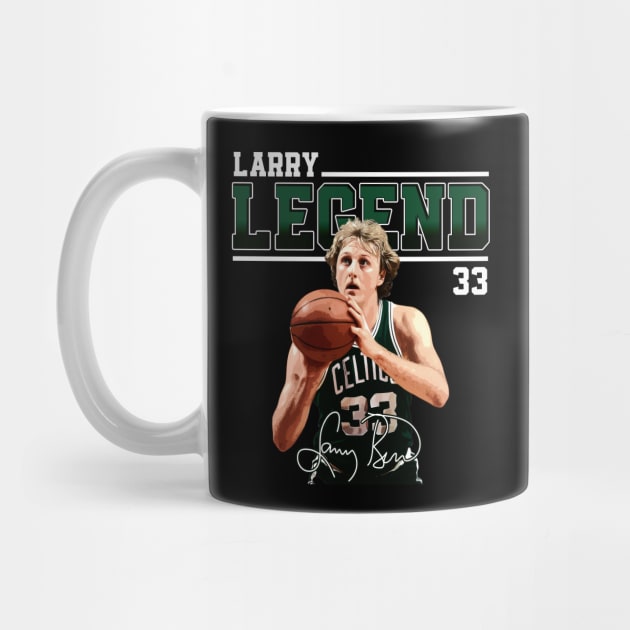 Larry Bird Legend Air Bird Basketball Signature Vintage Retro 80s 90s Bootleg Rap Style by CarDE